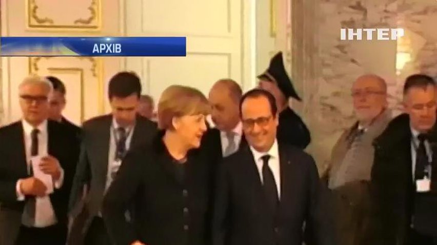 Ангела Меркель запросила нормандську четвірку до Берліну