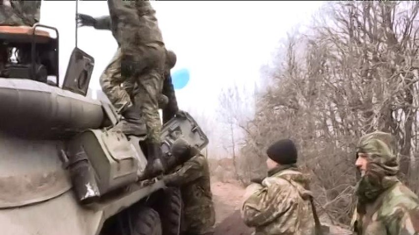 Десантники тримають оборону в районі Дебальцевого