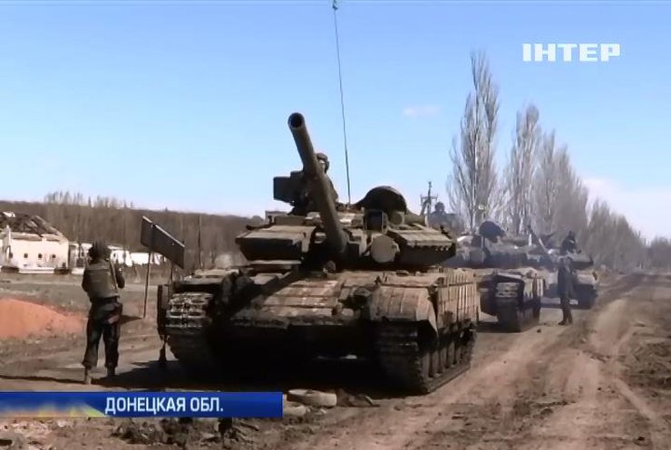 Под Донецком отбили танковую атаку террористов