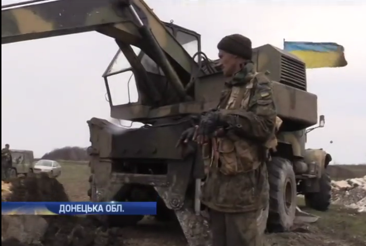 На Донбасі воюють "бойові екскаваторники"