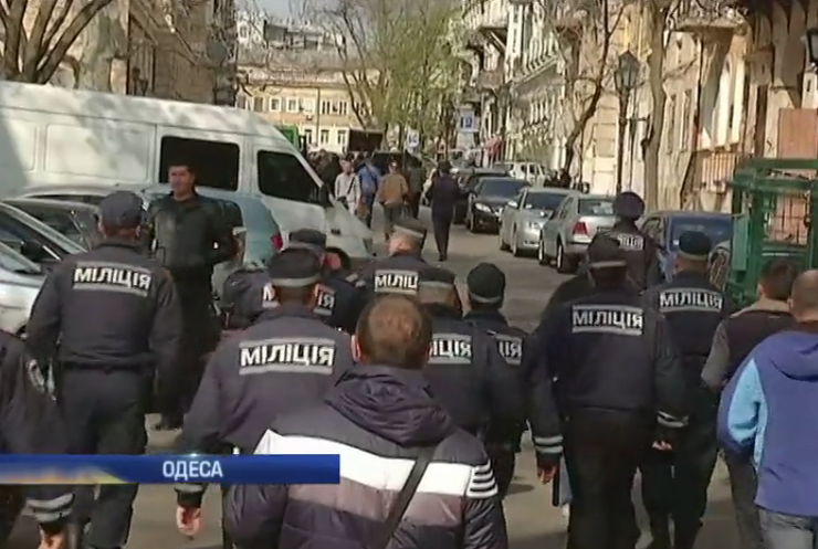 В Одесі затримали півсотні молодиків за антиукраїнський мітинг