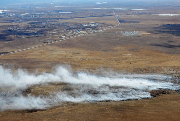 Пожежі із Росії перекинулись на Монголію (відео)