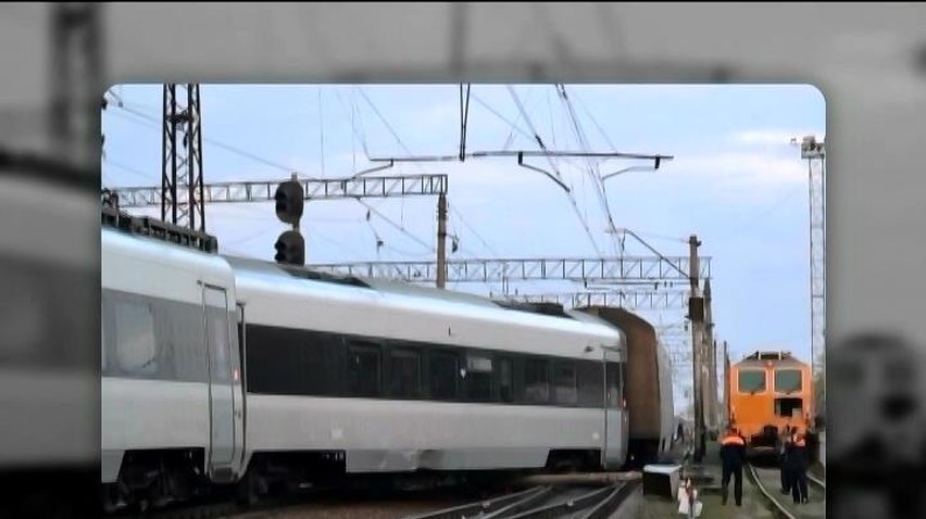 Вагон потягу Київ-Харків зійшов з рейок