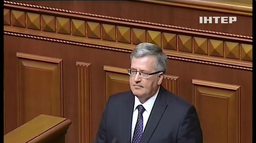 Броніслав Коморовський закликав Україну проводити реформи