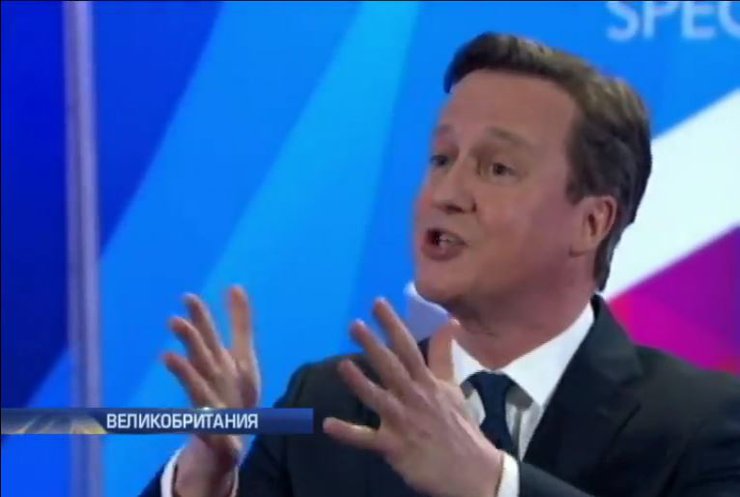 Кэмерон на теледебатах победил консерваторов и лейбористов