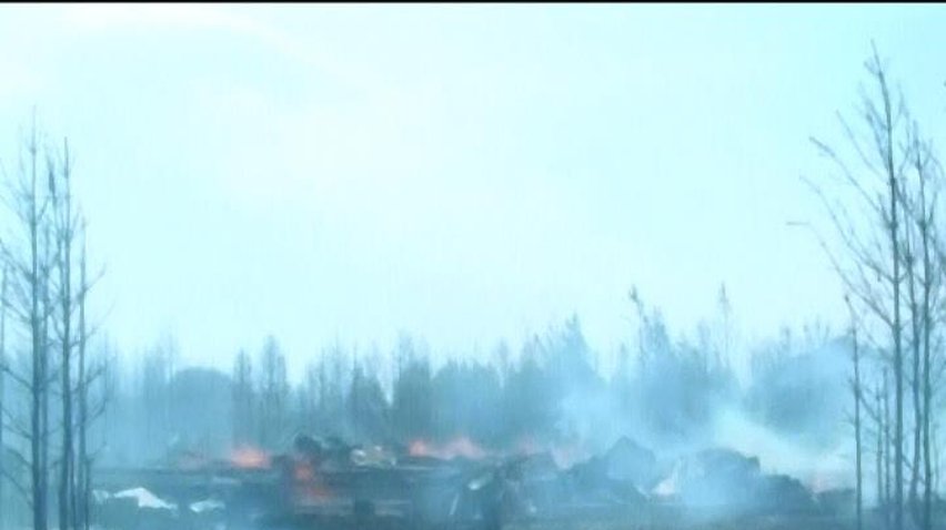 В Бурятії і Туві поновилися лісові пожежі (відео)