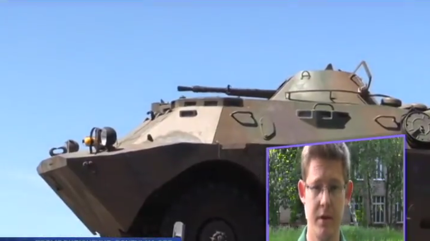 Противник з танку обстріляв Щастя  