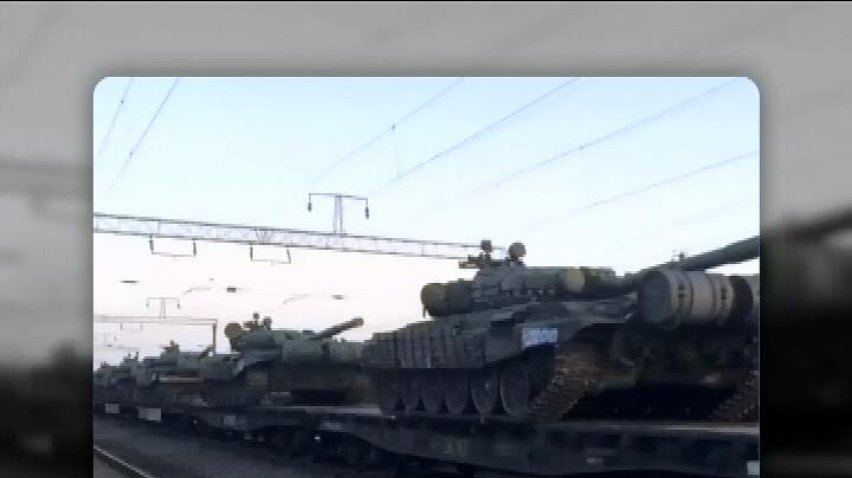Росія направила до кордону України потяг с танками