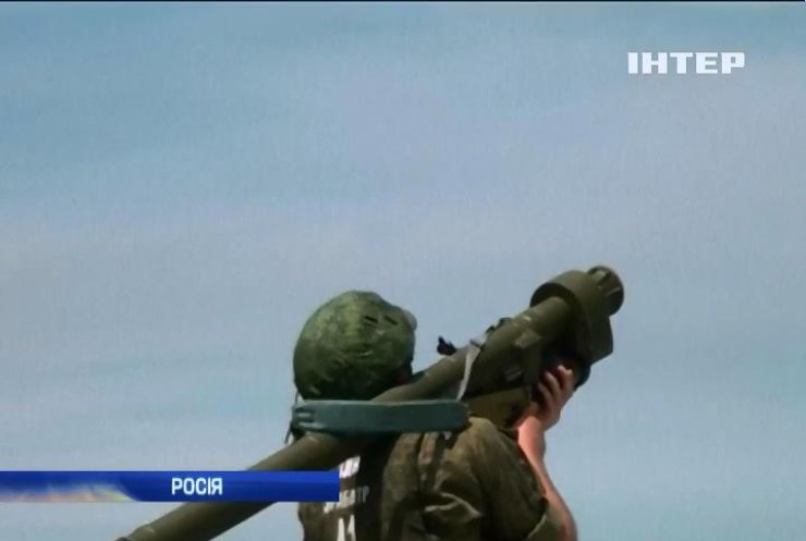 Армія Росії тренується збивати вертольоти
