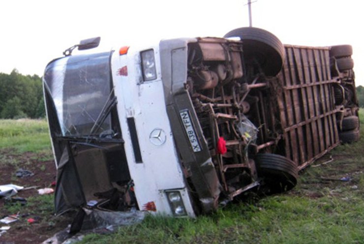 У аварії автобусу в Ростовській області постраждало 10 українців