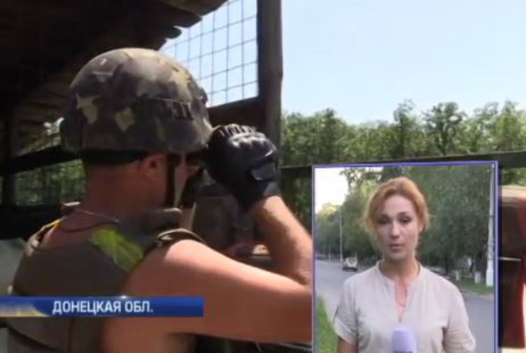 Под Донецком враг выматывает десантников одиночными атаками