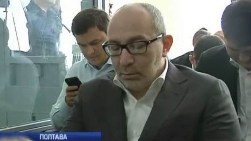Геннадія Кернеса у Полтаві зустріли плакатами