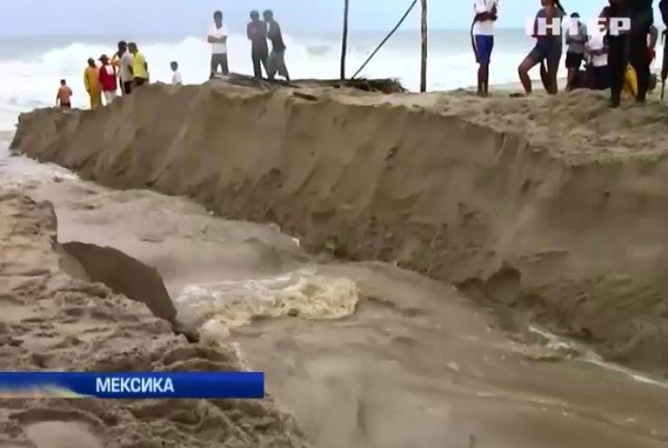 Шторм "Марті" затопив узбережжя Мексики