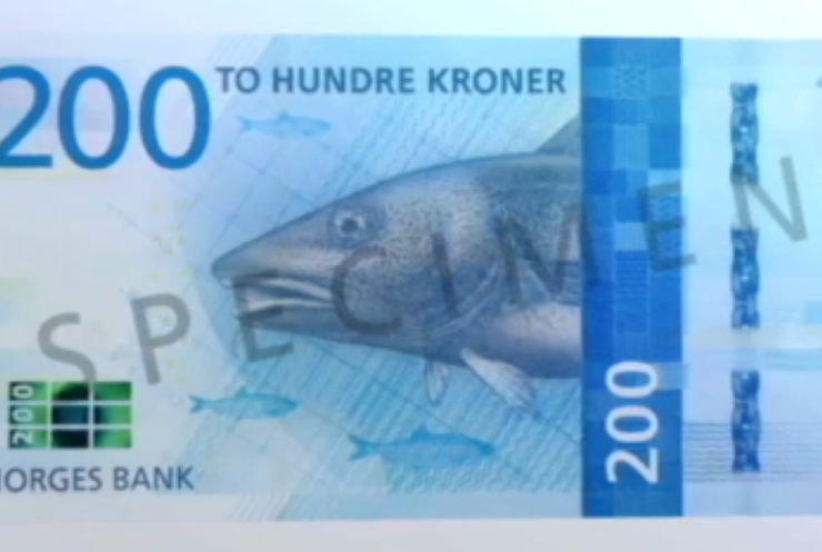 В Норвегии на банкнотах президентов заменят на треску