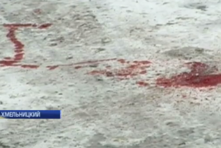 В Хмельницком полиция застрелила психопата на улице