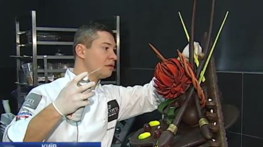 На кулінарному "Оскарі" українці створюють скульпутри із шоколаду
