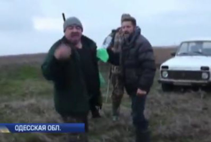 Под Одессой чиновники попались на охоте в заповеднике