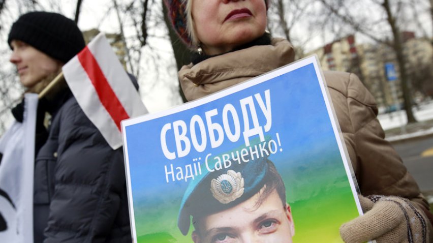 У Надежды Савченко от голода перестала сворачиваться кровь