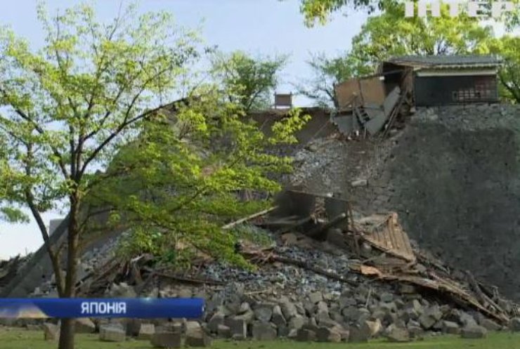 Землетрус в Японії зруйнував стародавній замок