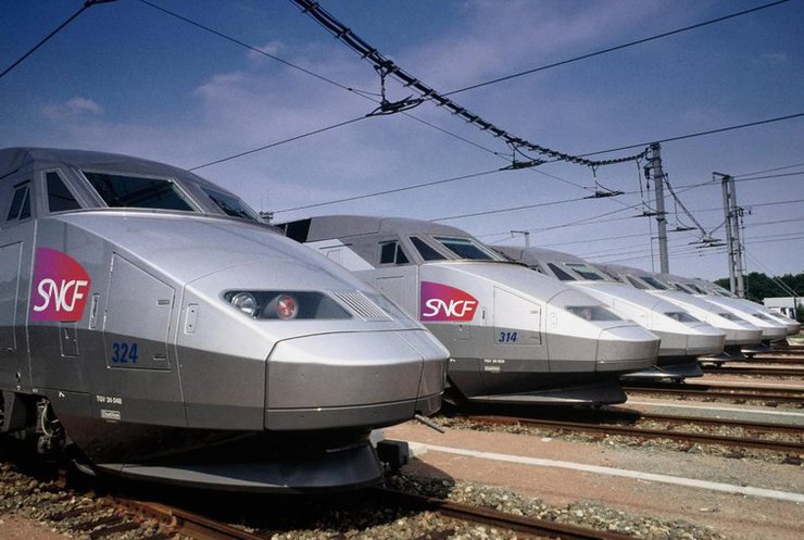 Во Франции из-за сбоя остановились скоростные поезда