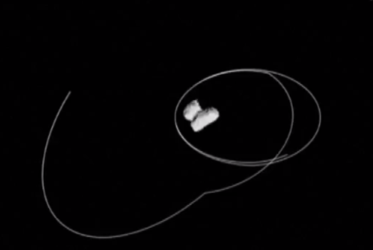 Апарат "Розетта" зіткнеться з кометою Чурюмова-Герасименко