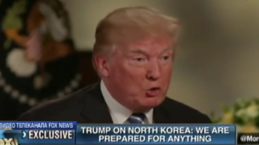Дональд Трамп заявил о готовности к войне с КНДР
