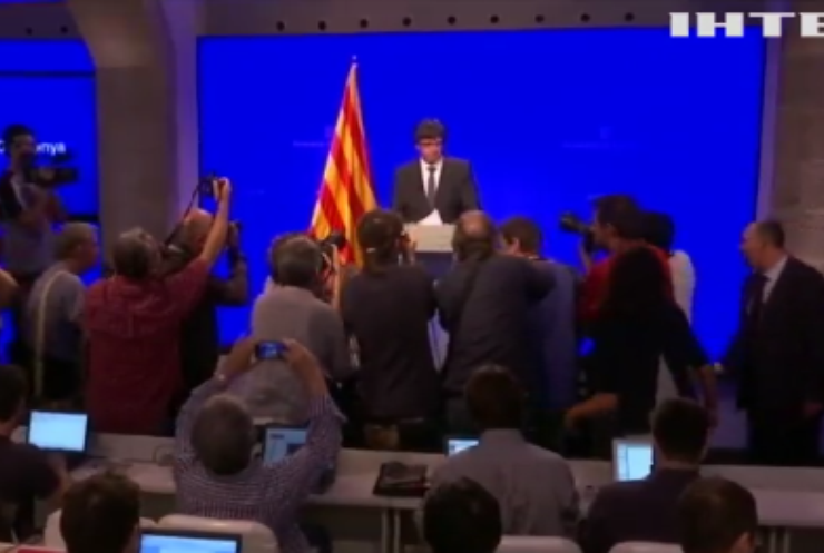 Президент Каталонії анонсував оголошення незалежності
