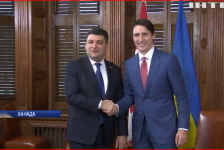Война на Донбассе: Гройсман поблагодарил премьера Канады за поддержку