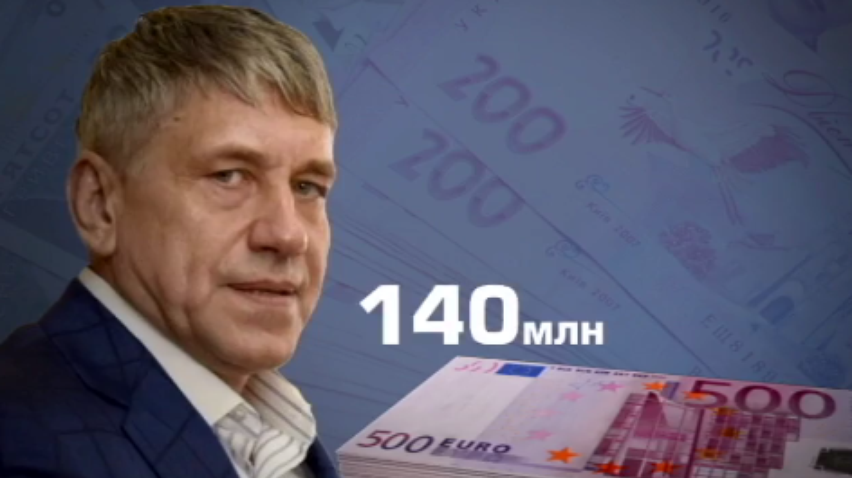 Игорь Насалик задекларировал 140 млн евро налички