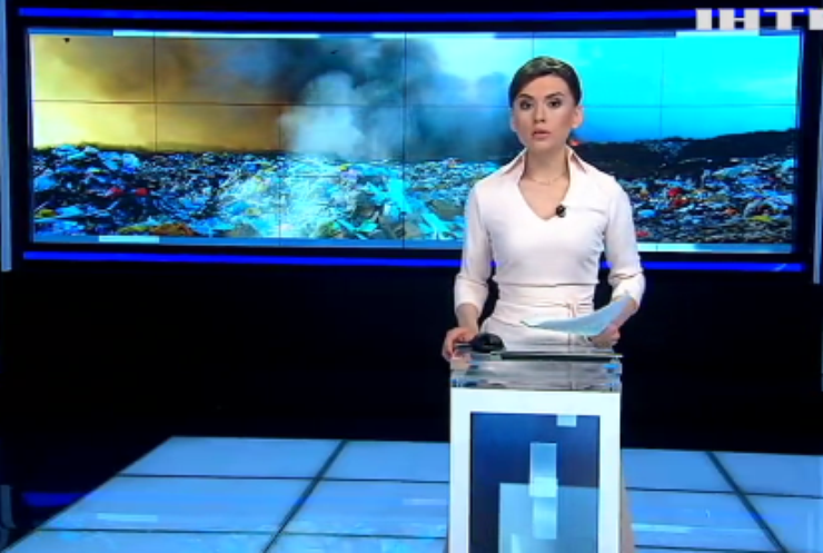 Под Харьковом горит полигон бытовых отходов