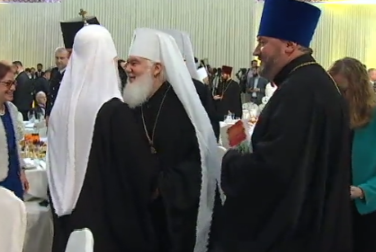 В Украинском доме священники помолились о будущем страны