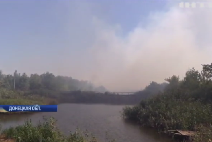 Война на Донбассе: из-за аномальной жары разгораются масштабные пожары
