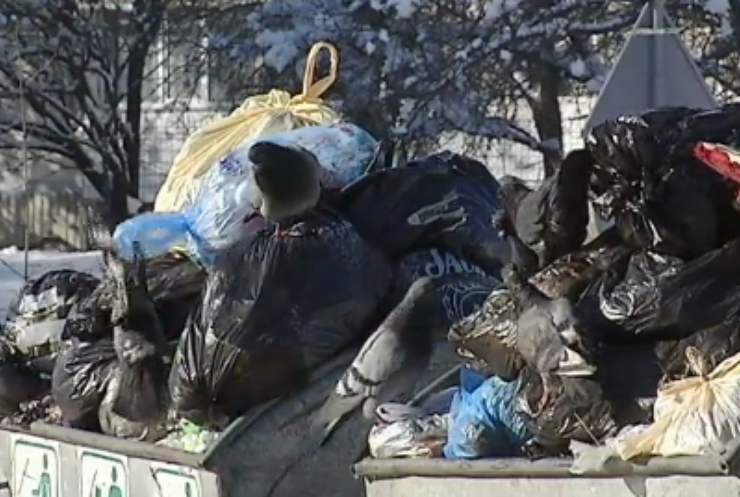 В Черкассах растут горы из мусора (видео)