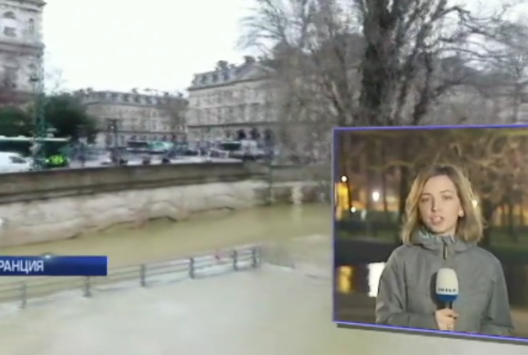 Потоп в Париже: набережную Сены залило водой (видео)