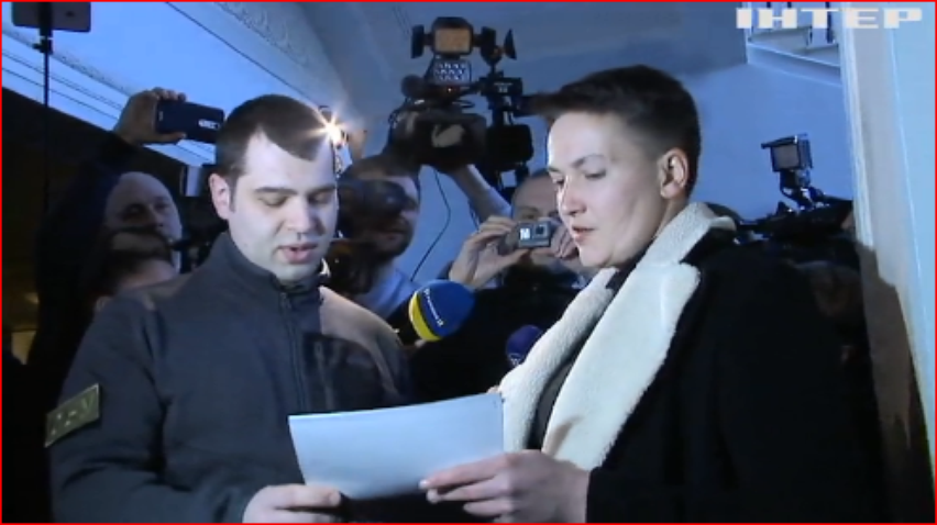 Надії Савченко оголосили підозру у державній зраді