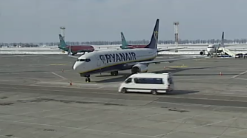 Ryanair начинает работу в Украине (видео)