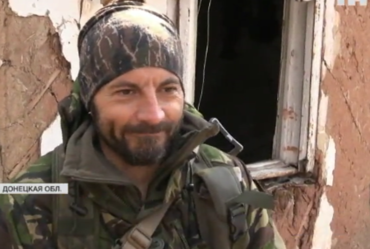 Итальянец четвертый год защищает Украину на фронте Донбасса (видео)