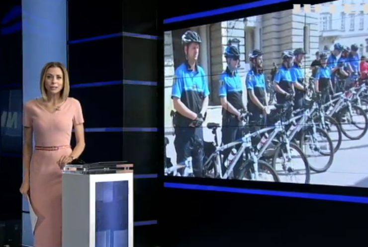 Поліція Львова пересіла на велосипеди