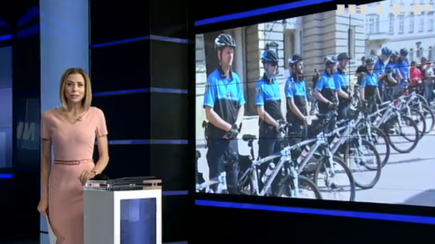 Поліція Львова пересіла на велосипеди