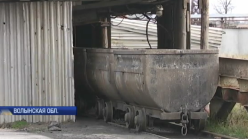 На Волыни шахтеры устроили забастовку под землей