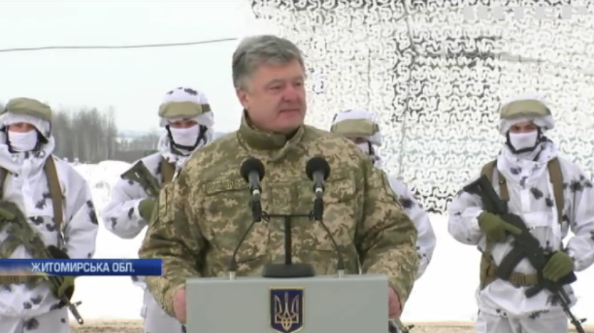 Петро Порошенко відвідав полігон Сил Спеціальних операцій