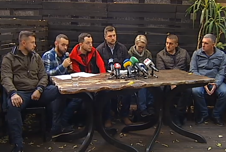 Ветерани АТО на пресконференції пояснили позицію по розведенню військ на Донбасі