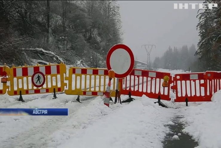 На півдні Австрії через сніг позакривали школи та дитсадки