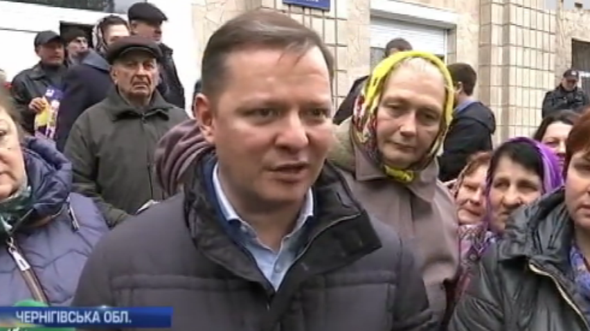 Олег Ляшко під час візиту на Чернігівщину закликав підтримати фермерів України