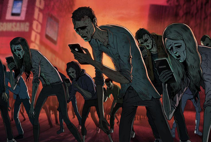 Південна Корея бореться із "смартфоновими зомбі"