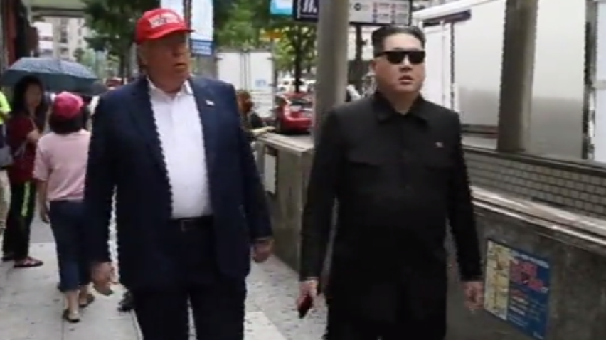 Дональд Трамп і Кім Чен Ин прогулялися Осакою