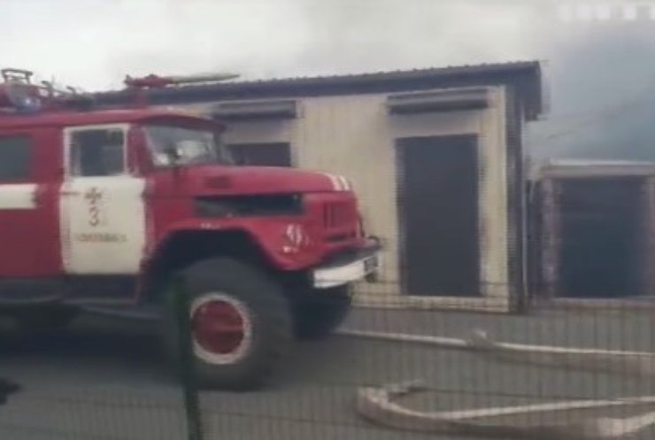 На Луганщині через пожежу не працює контрольно-пропускний пункт