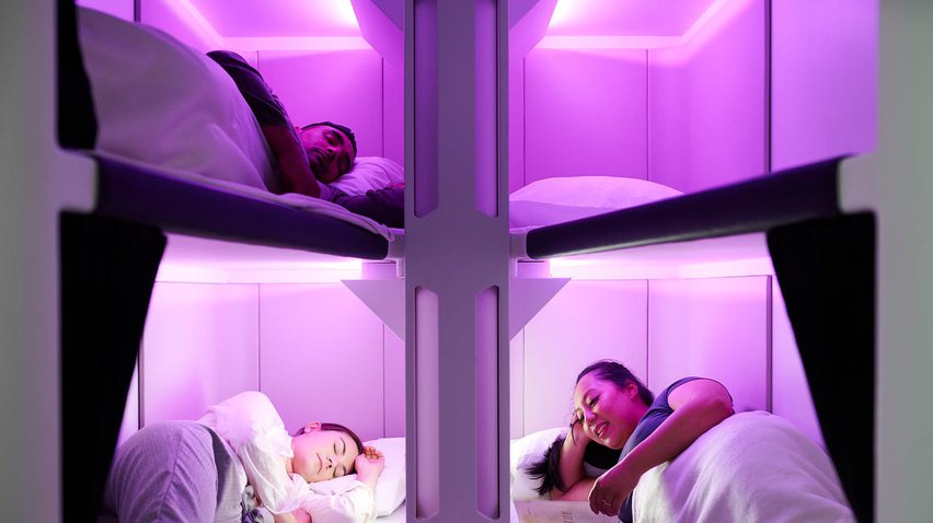 У Новій Зеландії презентували спальну капсулу для авіапасажирів