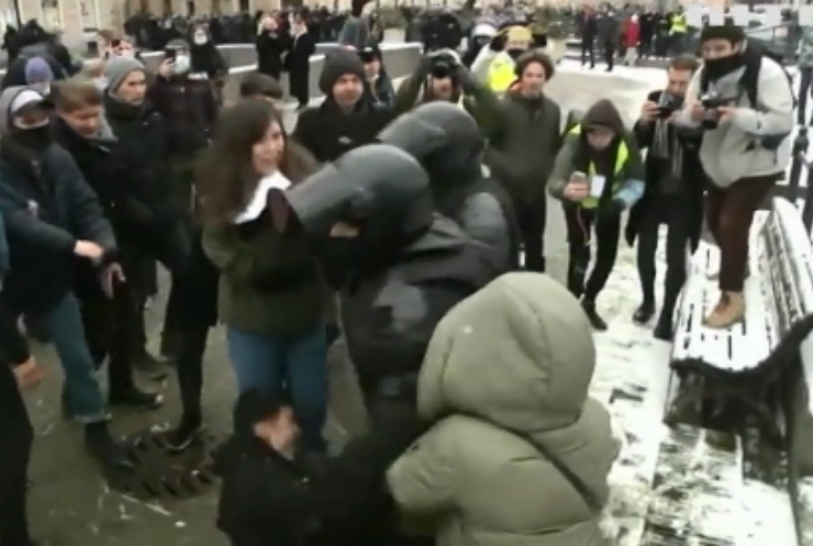 У Росії відбулись протести у 86 містах