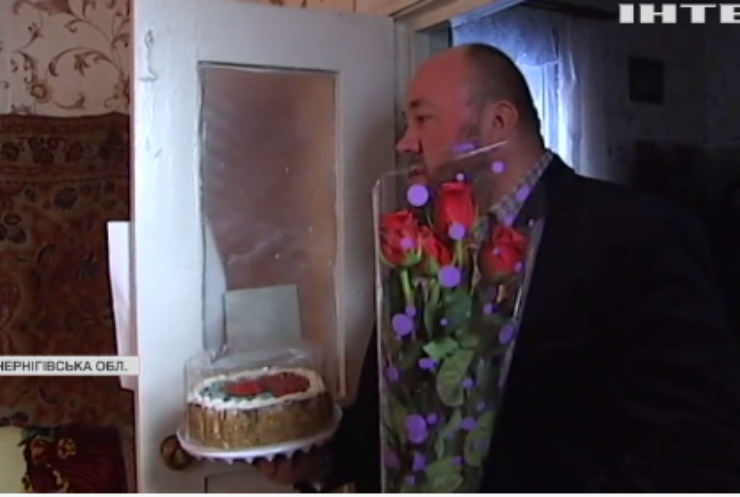 На Чернігівщині ветеран відзначив свій ювілейний сотий день народження
